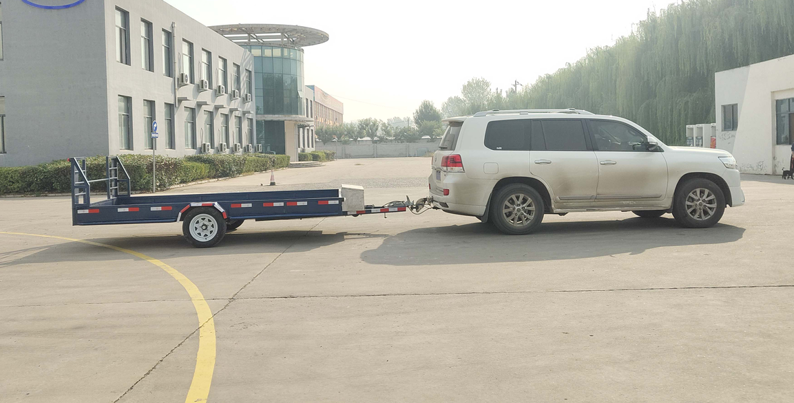 1-axle center axle small Trailer
